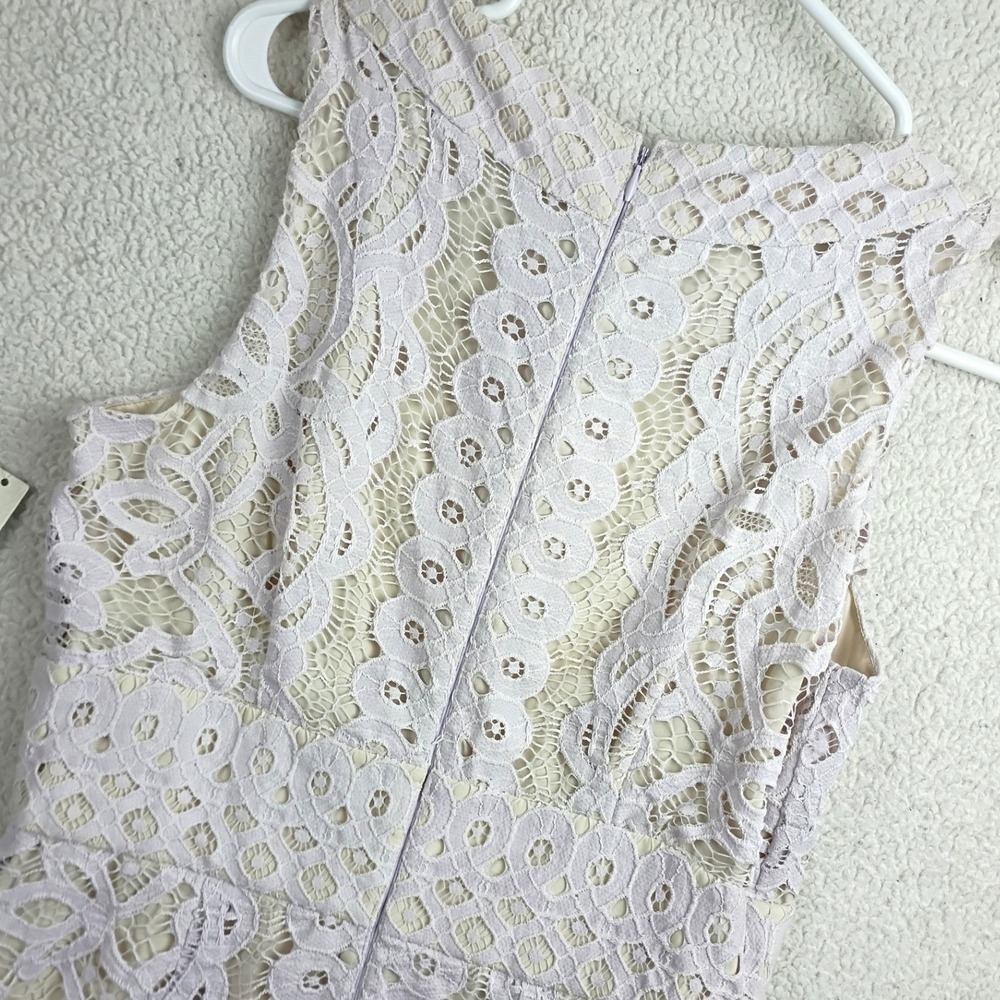 Antonio Melani Krista Dress Women 6 Pixie Remote Beauty Lace Sheath Sleeveless - Picture 2 of 12